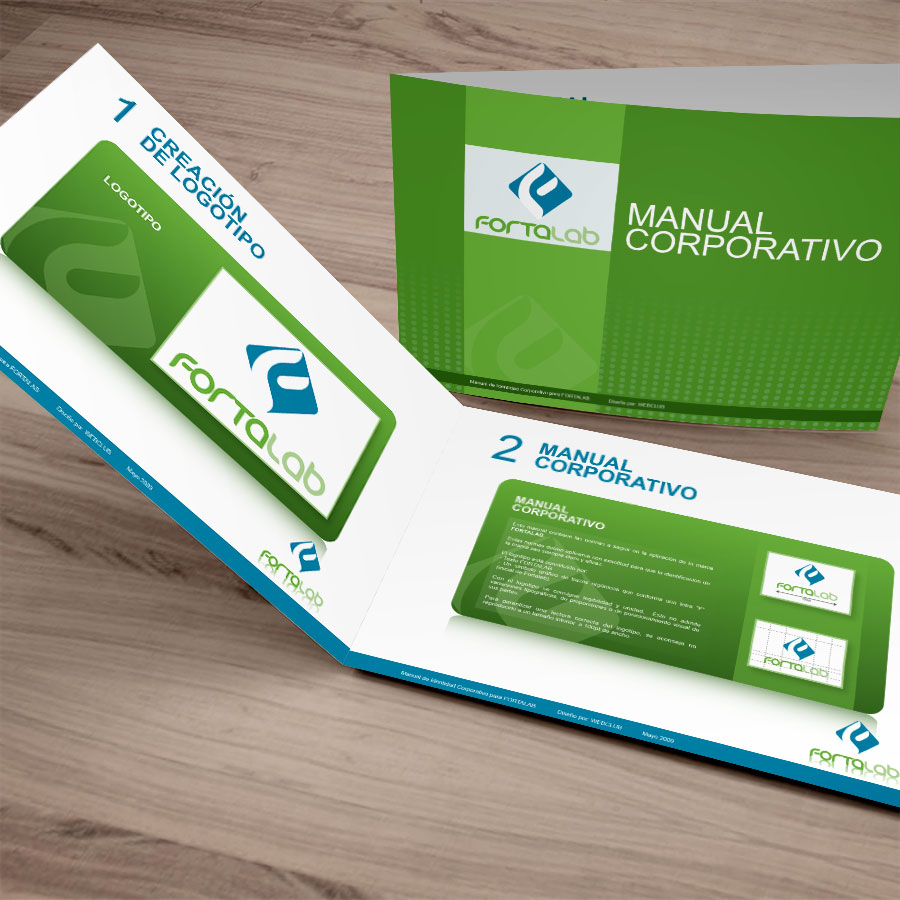 Diseño manual corporativo industria