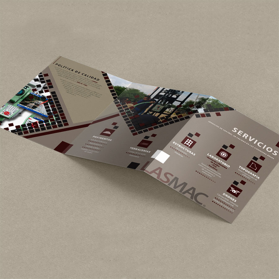 Diseño tríptico / Diseño Brochure