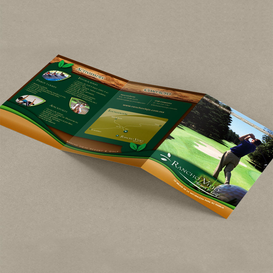 Diseño grafico y corporativo para campos de golf